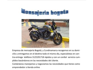 Mensajeria y paqueteria