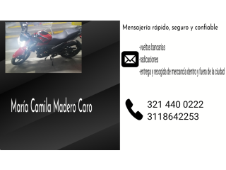 Mensajería rápido, seguro y confiable